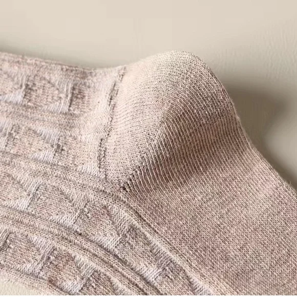 🌸Thigh Highs Cotton/Spandex Heart knit jacquard - Picture 5 of 8